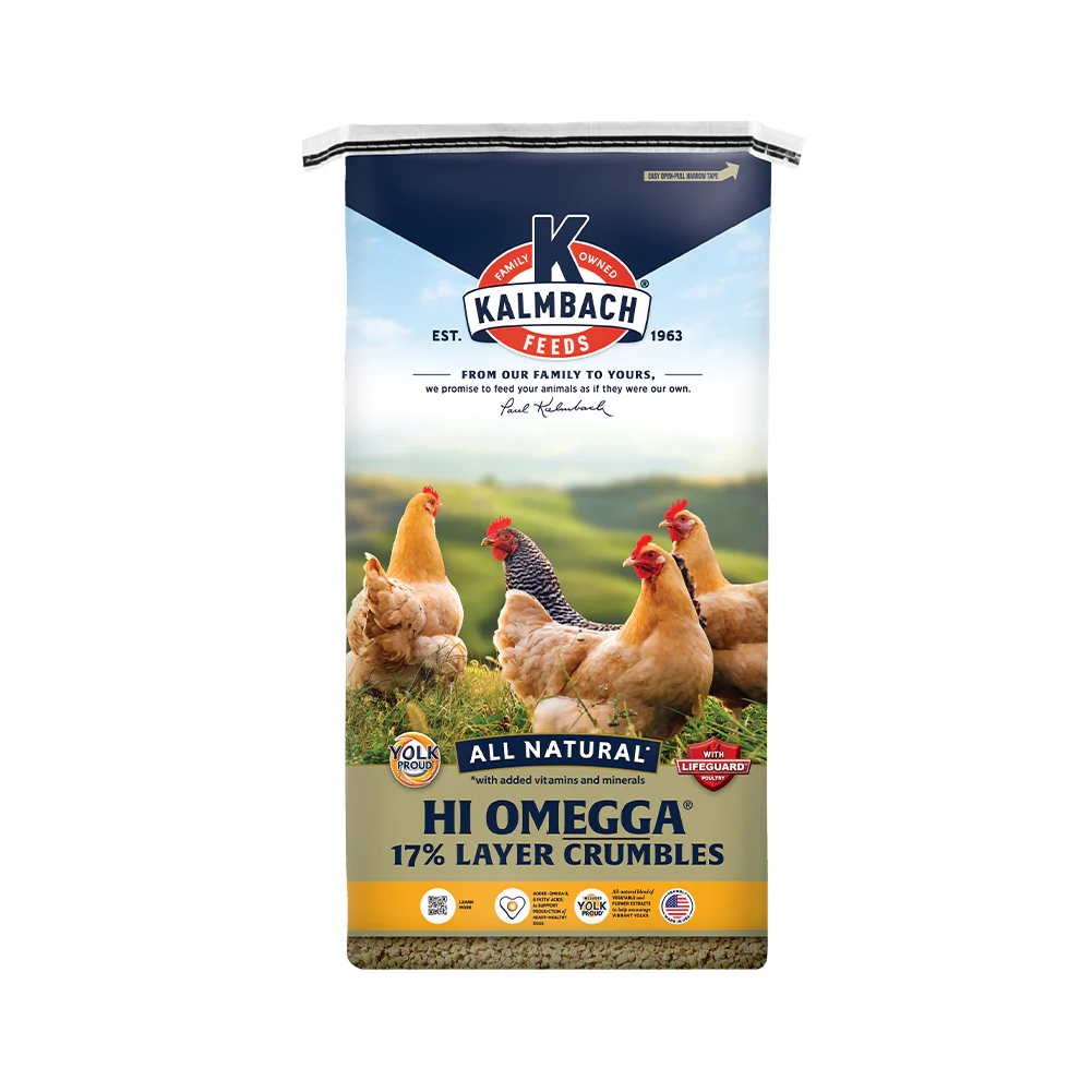 KALMBACH HI OMEGGA 17%  LAYER CRUMBLE - 50#