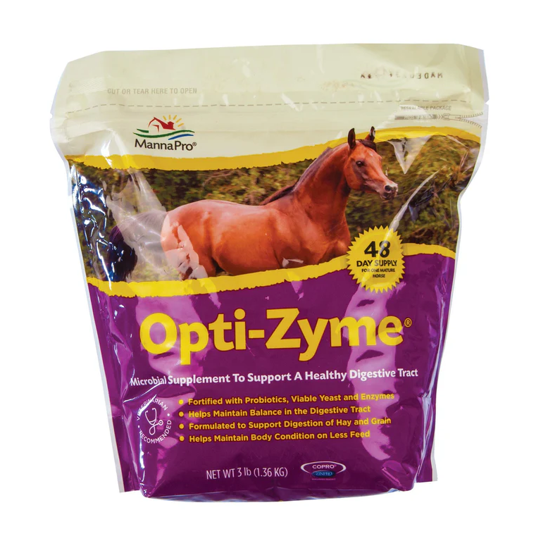 OPTI-ZYME DIGESTIVE HORSE SUPPLEMENT - 3 LBS