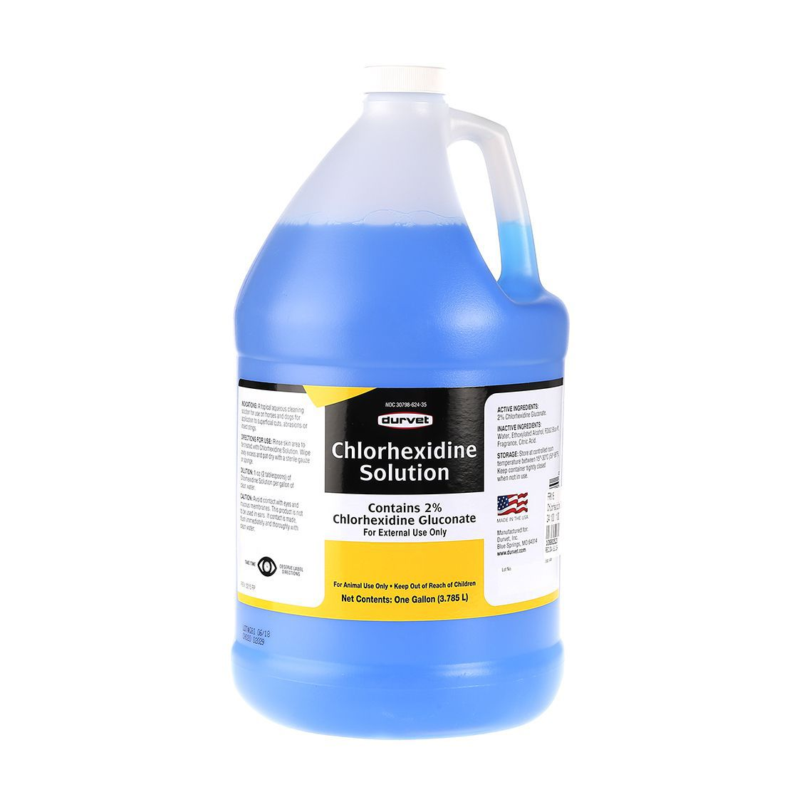 DURVET 2% CHLORHEXIDINE SOLUTION 1 GALLON