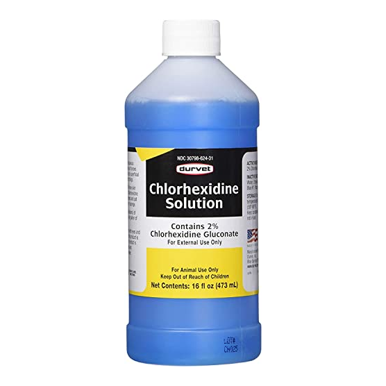 DURVET 2% CHLORHEXIDINE SOLUTION 16OZ