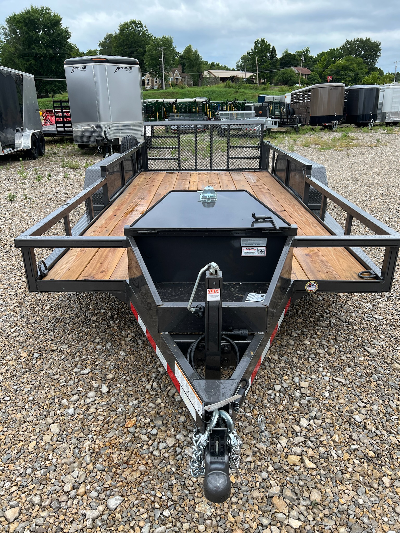 16\' DELTA BUMPER PULL UTILITY TRAILER