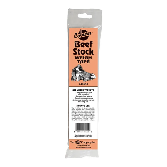 COBURN BEEF STOCK WEIGH TAPE