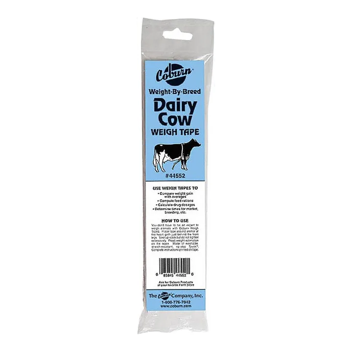 WEIGHT TAPE DAIRY