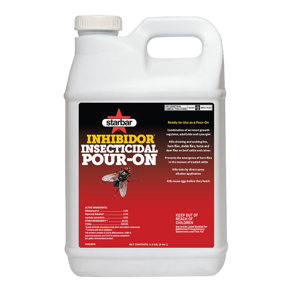 STARBAR INHIBIDOR POUR-ON 2.5GAL