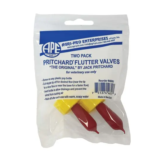 PRITCHARD FLUTTER VALVE LAMB NIPPLE - 2 PK