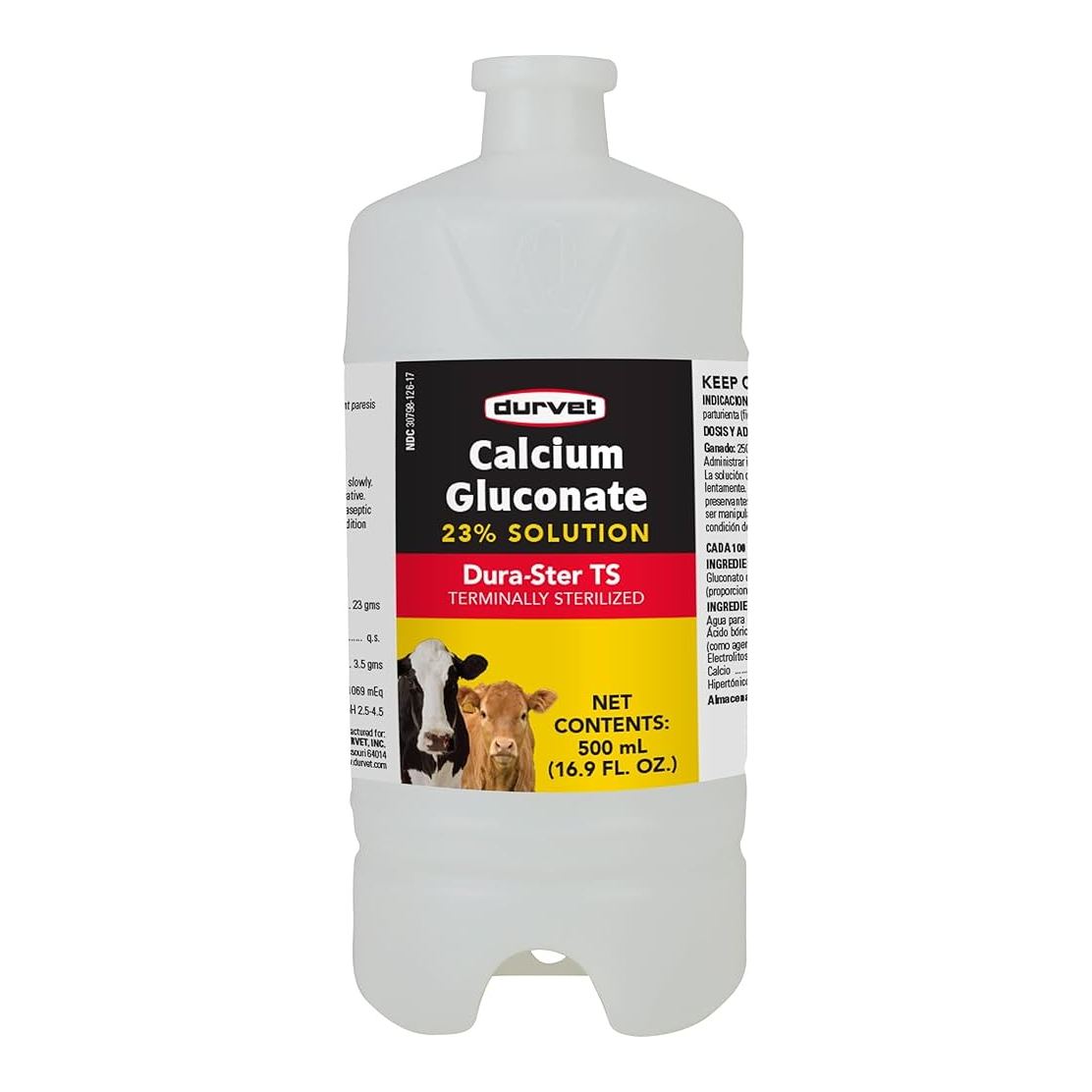 DURVET CALCIUM GLUCONATE 23% SOLUTION 500ML