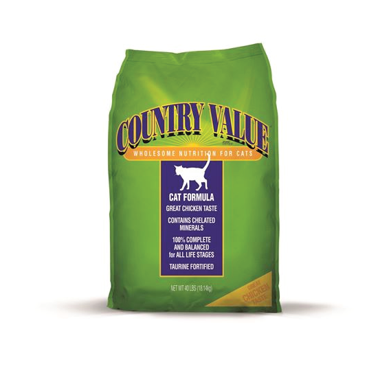 COUNTRY VALUE CAT FOOD 20# CV