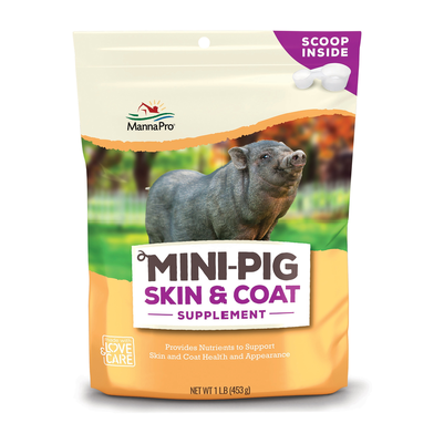 MANNAPRO MINI PIG SKIN & COAT SUPPLEMENT - 1 LB