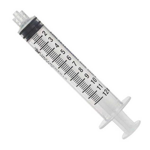 12CC LUERLOCK SYRINGES WITHOUT NEEDLE - 100 CT