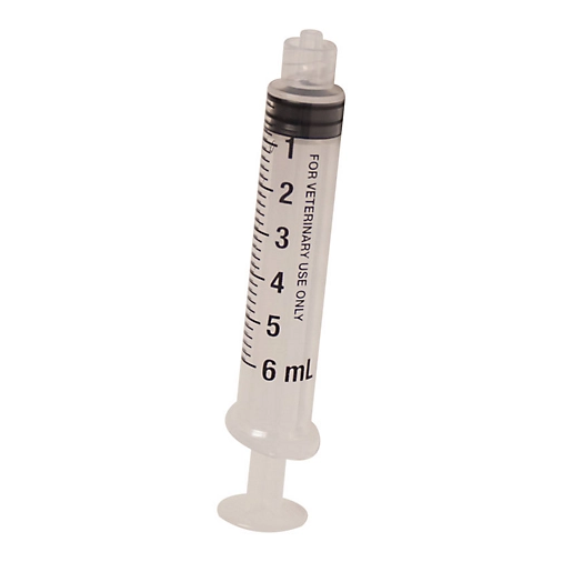 6CC LUER LOCK SYRINGE WITHOUT NEEDLE - 100 CT