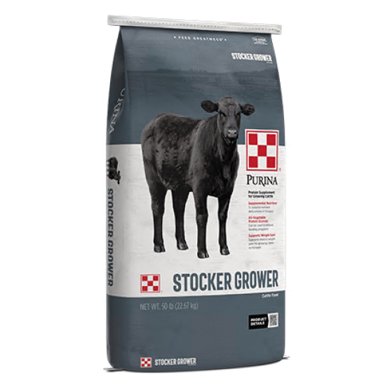PURINA STOCKER GROWER 14% PELLETED CATTLE FEED - 50#
