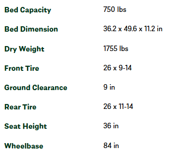BIGHORN DENALI 650 B GREEN