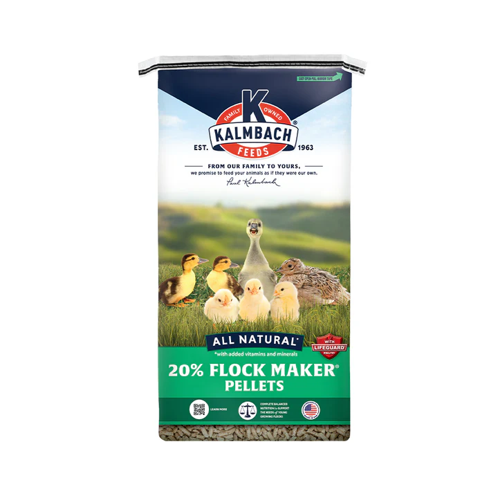 KALMBACH 20% FLOCK MAKER PELLETS - 50#