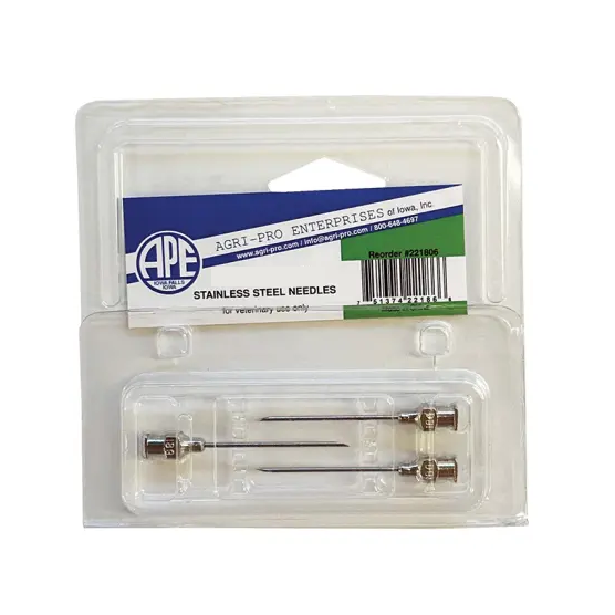 16GA X 3/4" STAINLESS STEEL NEEDLES - 3 PACK