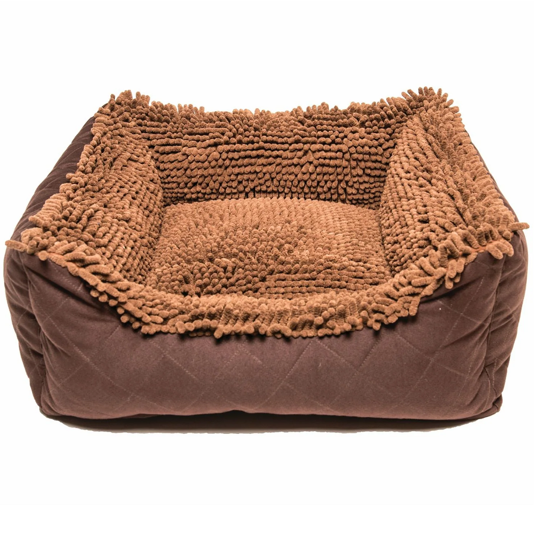 DIRTY DOG 26X24" LOUNGER BED - BROWN