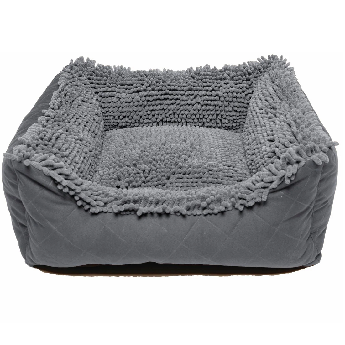 DIRTY DOG 26X24" LOUNGER BED - GRAY