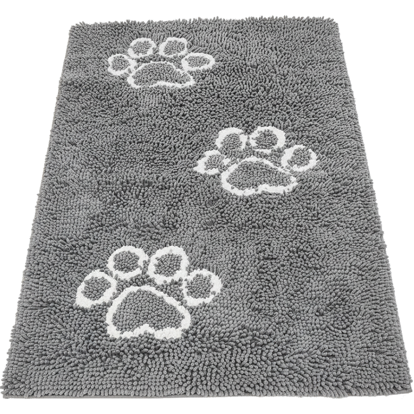 DIRTY DOG 60X30" DOORMAT RUNNER - MIST GRAY