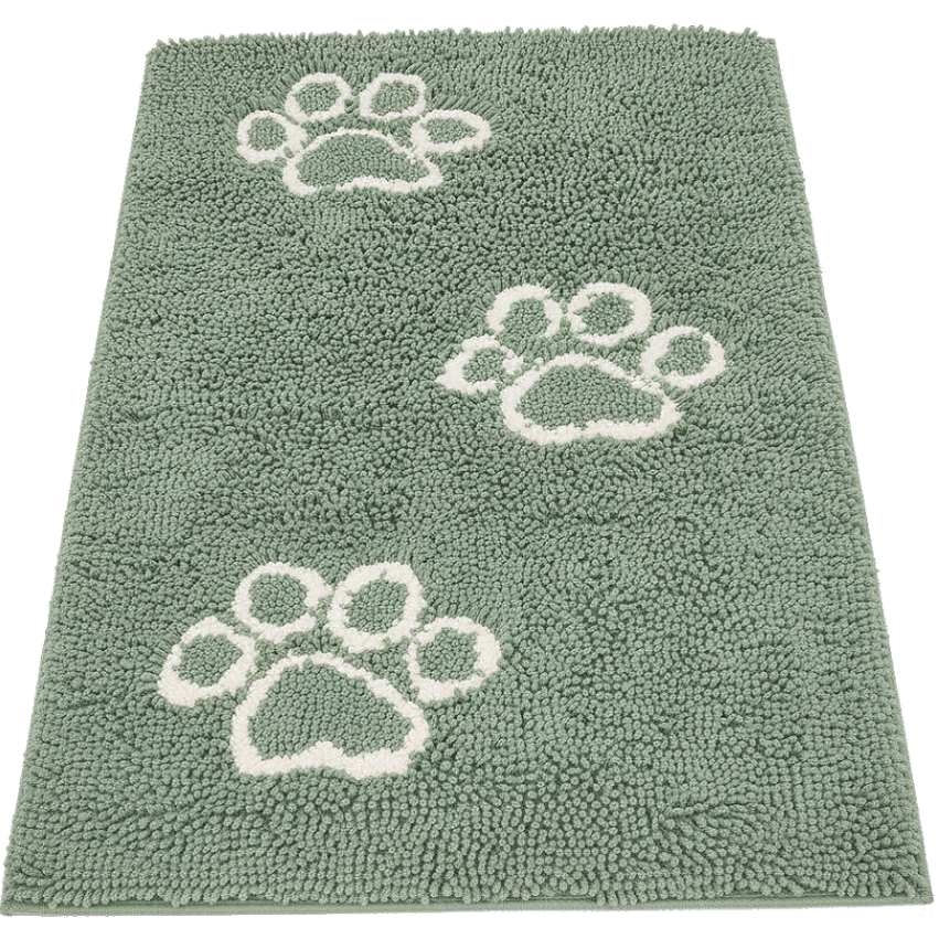 DIRTY DOG 60X30" DOORMAT RUNNER - SAGE HUE GREEN
