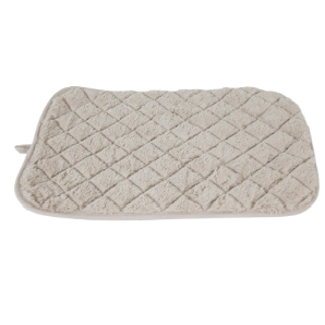 SNOOZZY 29X18" NATURAL QUILTED KENNEL MAT