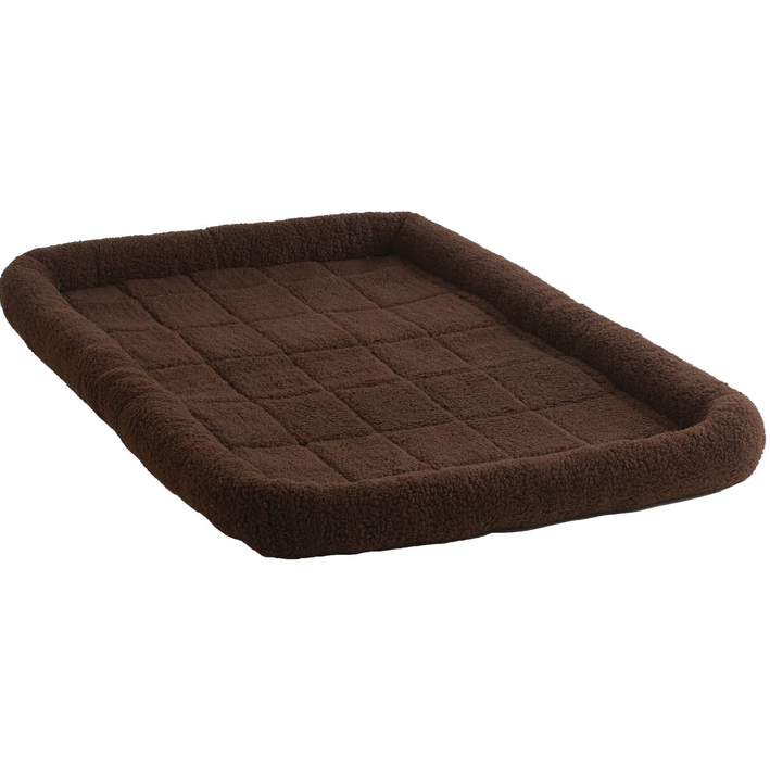 LITTLE GIANT CHOCOLATE FLEECE PET BED - LARGE