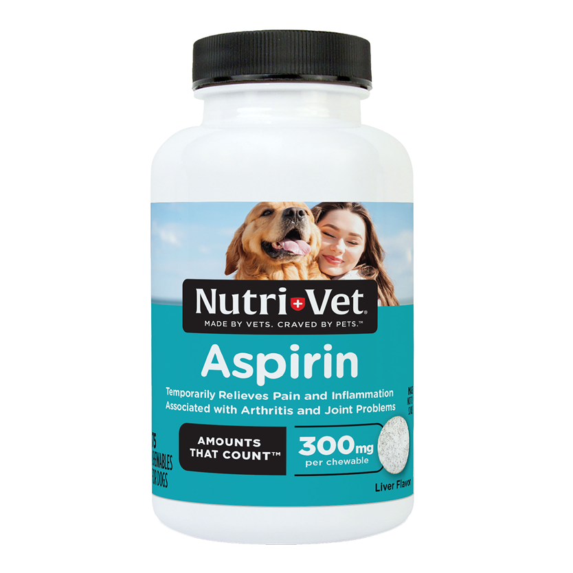 NUTRI-VET 300MG ASPIRIN FOR LARGE DOGS 100CT