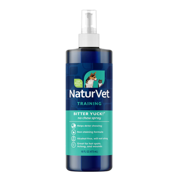 NATURVET BITTER YUCK! NO CHEW SPRAY FOR PETS 16OZ