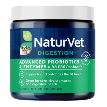 NATURVET ADVANCED PROBIOTICS & ENZYMES POWDER 4OZ