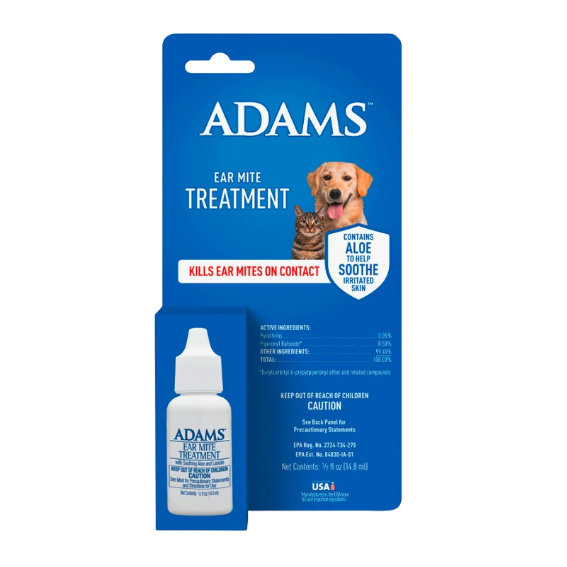 ADAMS EAR MITE TREATMENT 0.5OZ