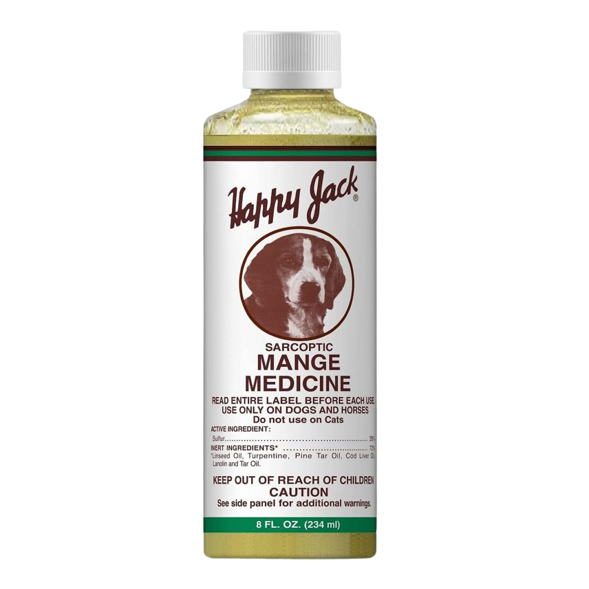 HAPPY JACK MANGE MEDICINE 8OZ