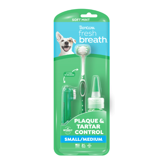 FRESH BREATH PLAQUE & TARTAR CONTROL KIT - SM/MD