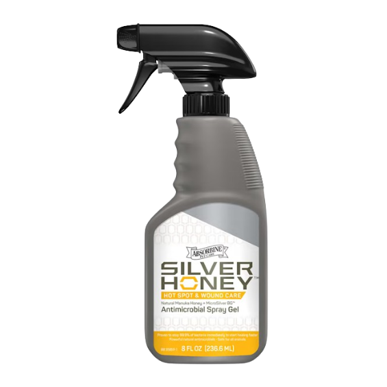 SILVER HONEY HOT SPOT & WOUND CARE SPRAY GEL 8OZ
