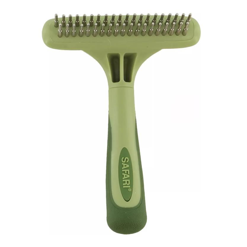 SAFARI DOUBLE ROW UNDERCOAT RAKE W/ ROTATING PINS - MD/LG