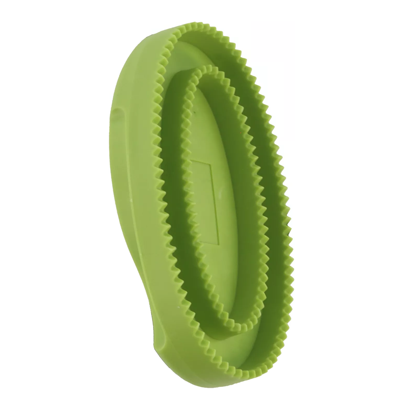 SAFARI COMFORT GRIP CURRY BRUSH FOR DOGS