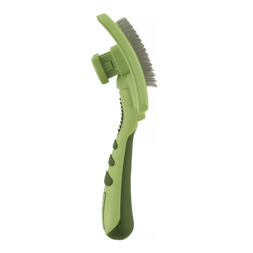 SAFARI DOG SELF-CLEANING SLICKER BRUSH - MD