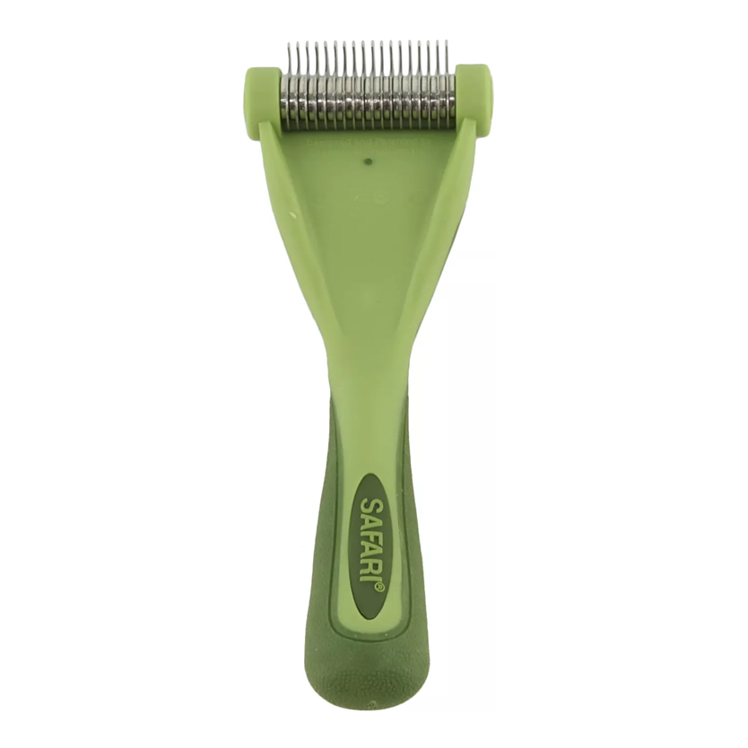 SAFARI SHED MAGIC DE-SHEDDING TOOL FOR MEDIUM-LONG HAIR CATS