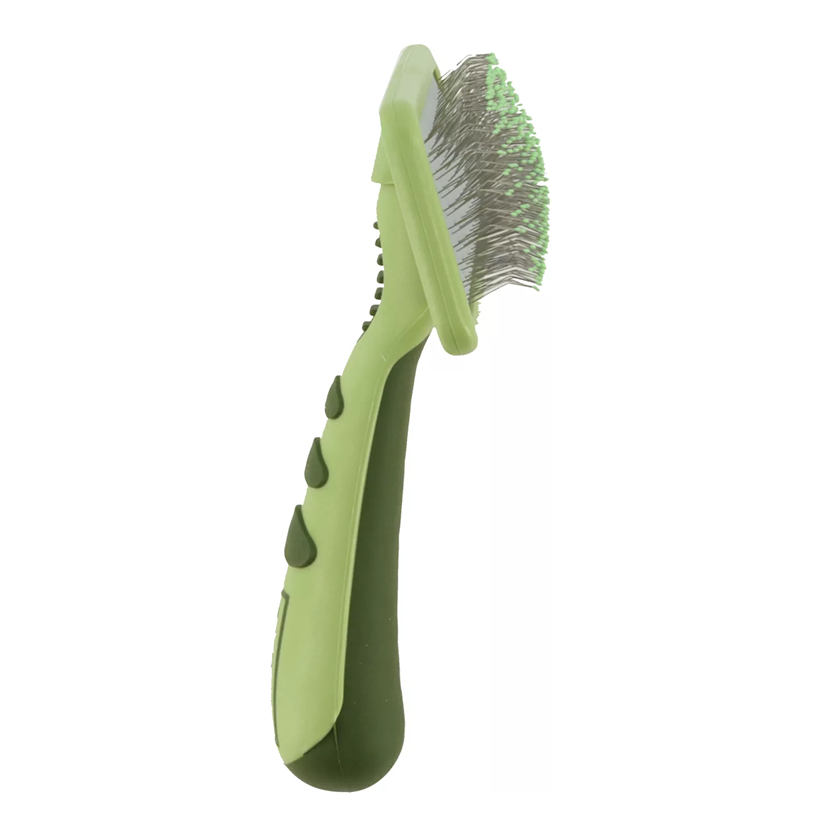 SAFARI DOG SOFT SLICKER BRUSH W/ COATED TIPS - LG