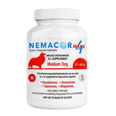 NEMACOR MAX 4 MD DOG 2CT 21-45LB