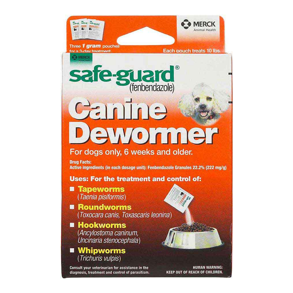 MERCK SAFE-GUARD 1G CANINE DEWORMER 3PK