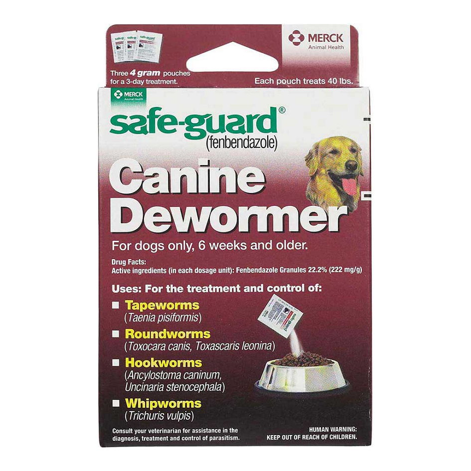 MERCK SAFE-GUARD 4G CANINE DEWORMER 3PK