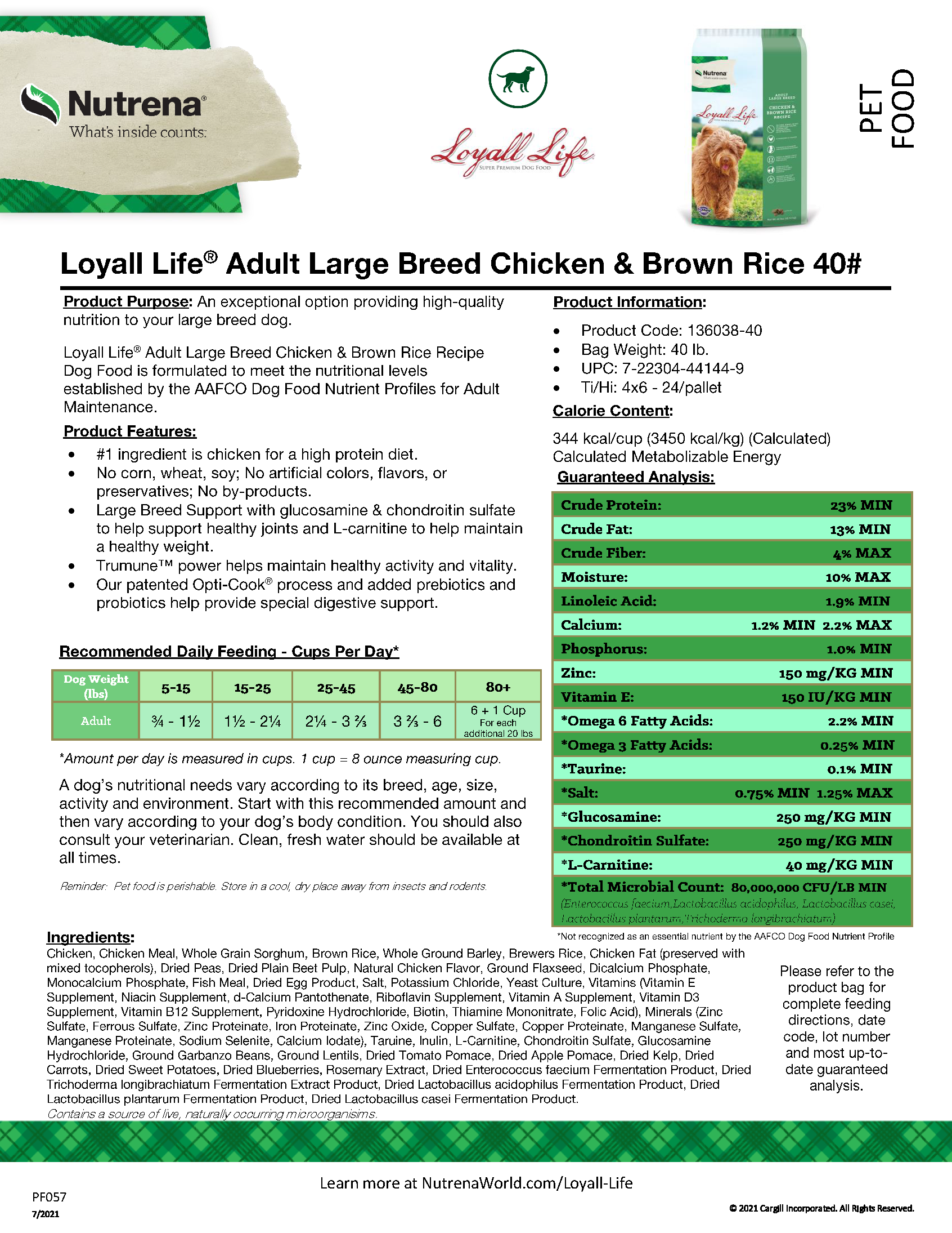 LOYALL LIFE LARGE BREED CHICK40#